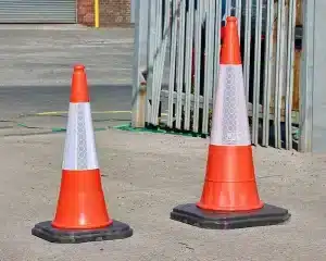 2 piece cone sizes - orange road safety traffic management