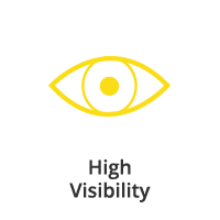 High visibility 750mm Two Piece Mastercone