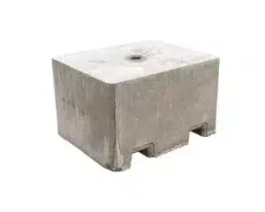 security ballast concrete block barrier traffic management construction site