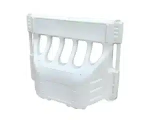 buddha barrier white - traffic management barriers fencing