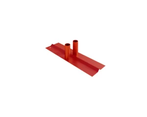 flat-metal-feet-for-crowd-control-barrier-powder-coated-red