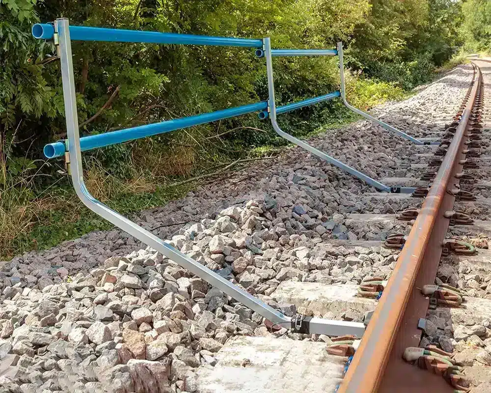 Litpritns OO Gauge Model Railway Temporary Security Fencing – 1:76 Scale, Plastic, Grey