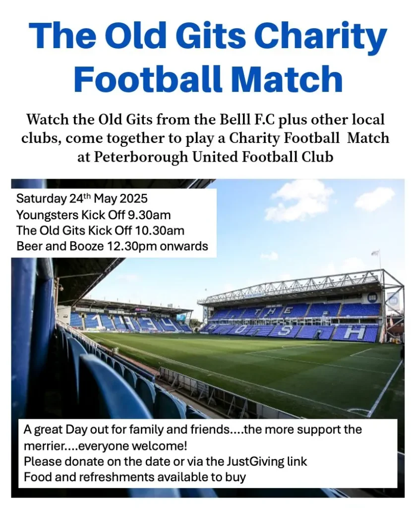 Charity Football Match at PUFC for Cancer Research and Dementia UK