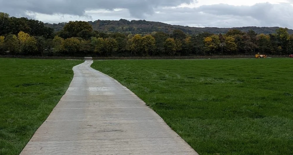 Aluminium trackway panels - 3m wide