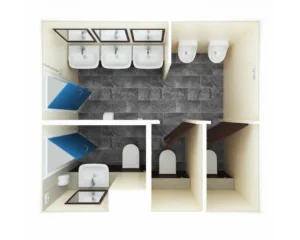 Toilet block - Welfare units